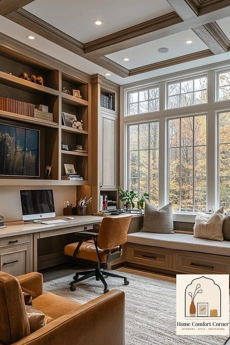 Cluttered Home Office to Focused Workspace