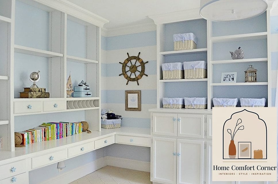 Cluttered Office Converted Into Functional Nursery