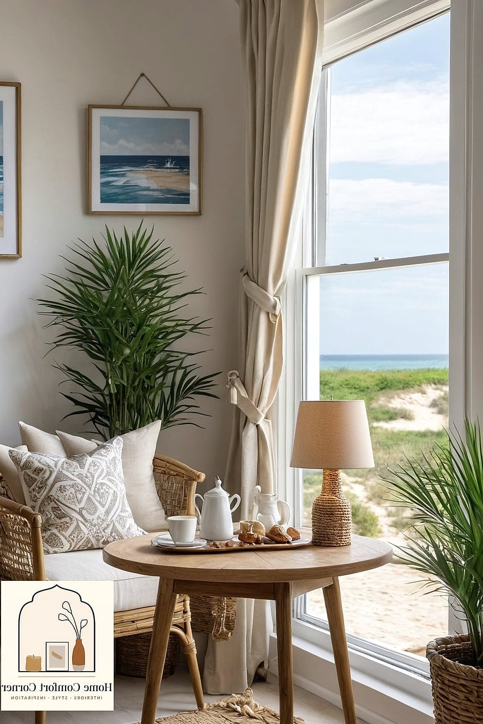 Coastal Coffee Table Styling