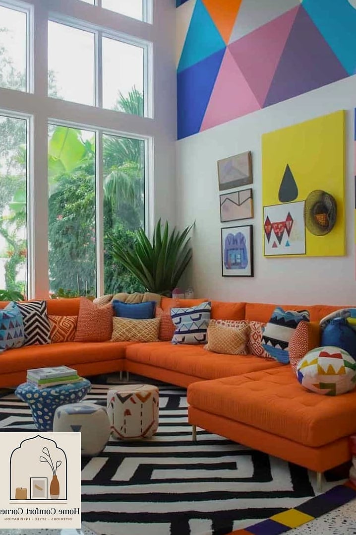 Color-Blocked Accent Wall