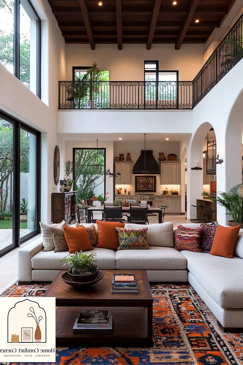 Colorful Cantera Stone Accents