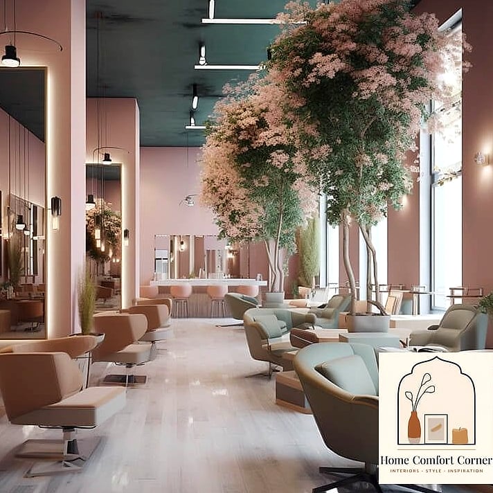 19 Salon Interior Design Ideas That Are Both Stylish and Practical 17 Comfortable, Durable Seating in the Waiting Area