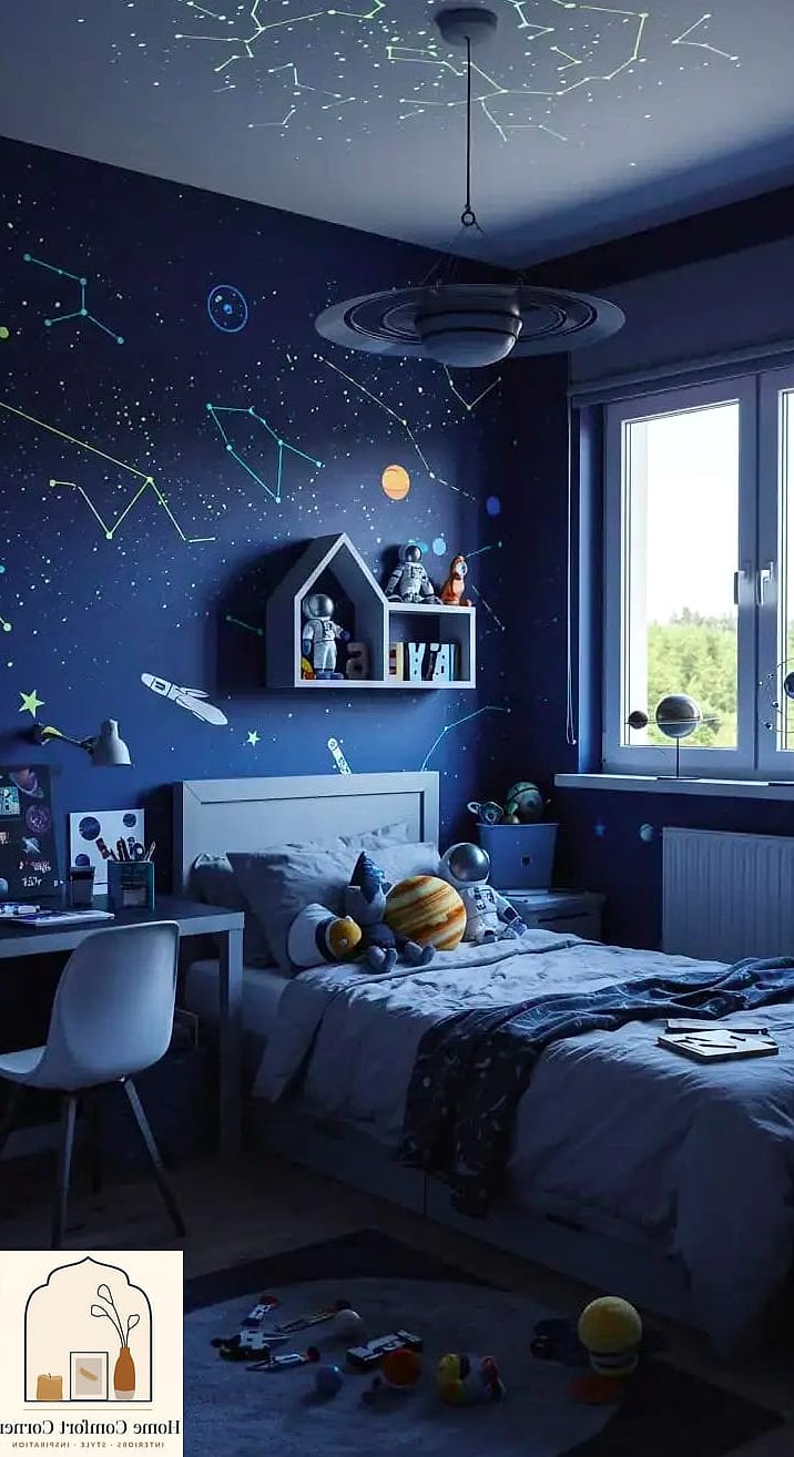 Constellation and Glow-in-the-Dark Ceiling