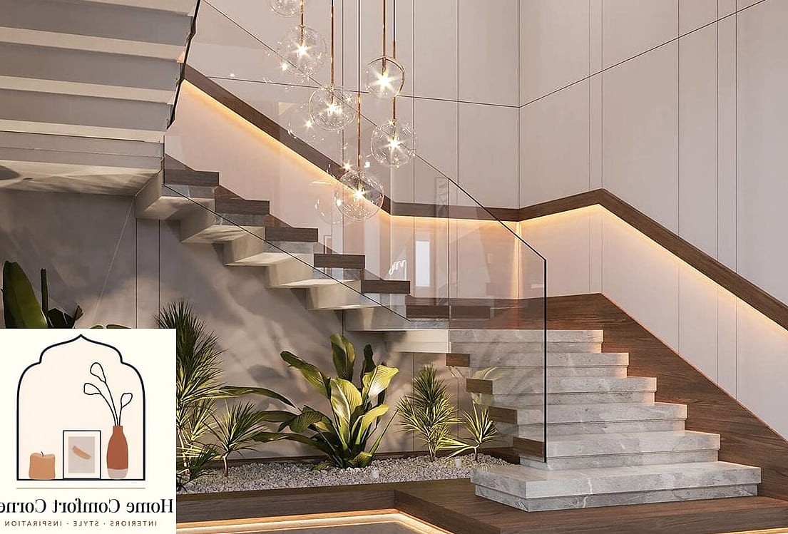 Contrasting Landing Design