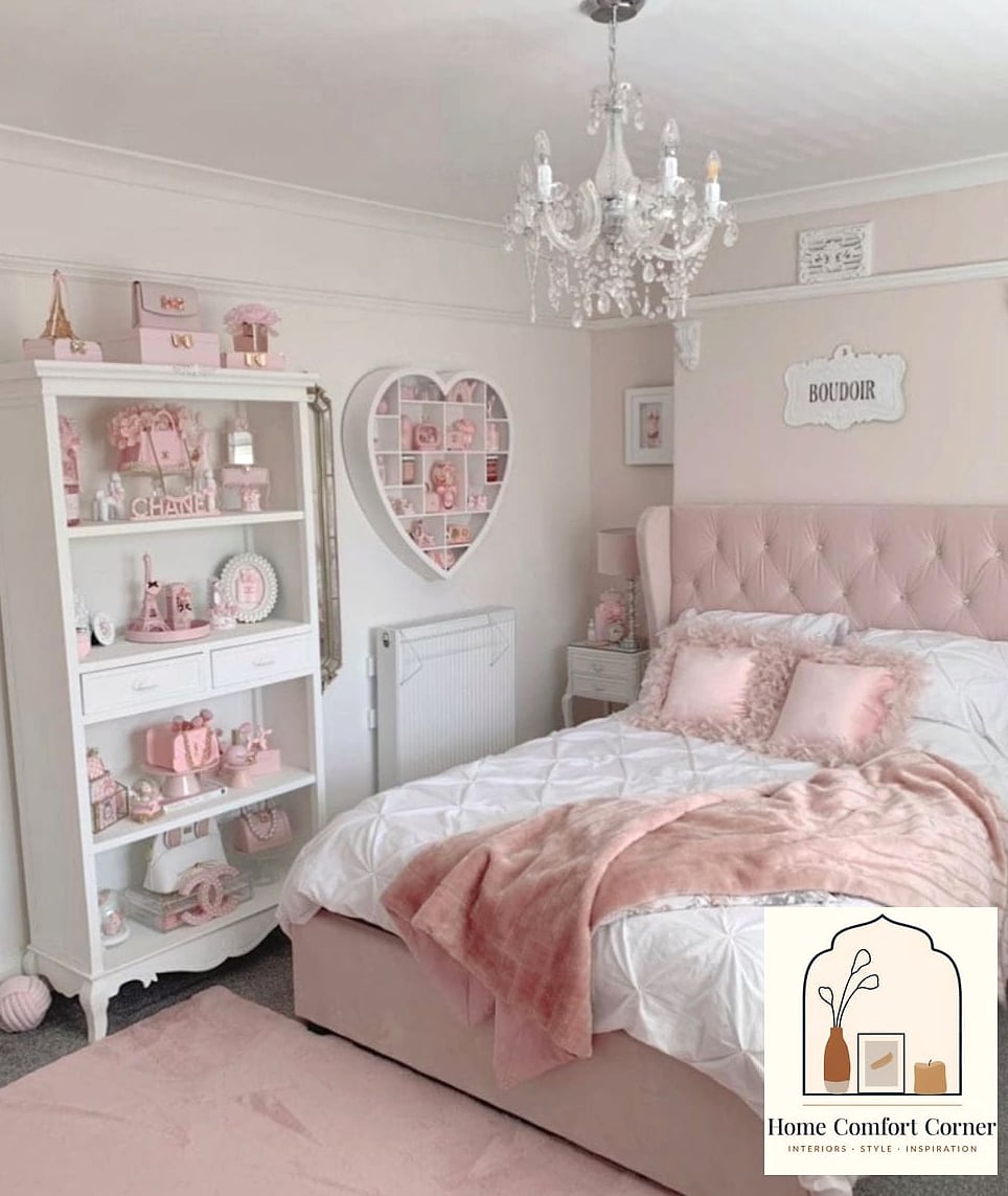 17 Pink Room Aesthetic Decor Inspiration Boards You'll Want to Copy 9 Coquette Pink Bedroom With Bows and Lace