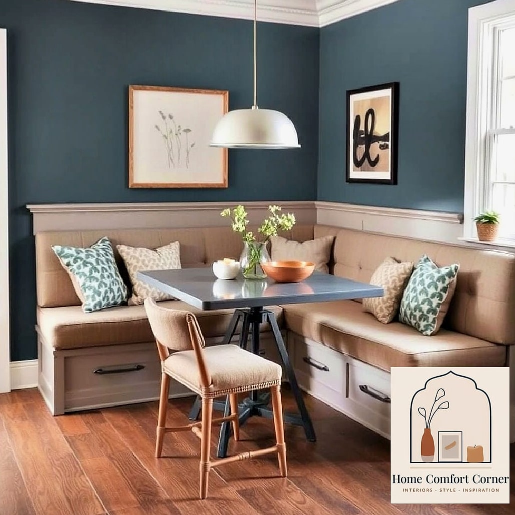 Corner Banquettes for Maximum Seating