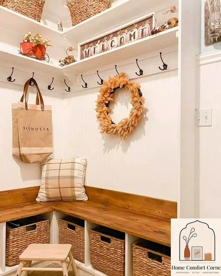 Corner Bench with Storage