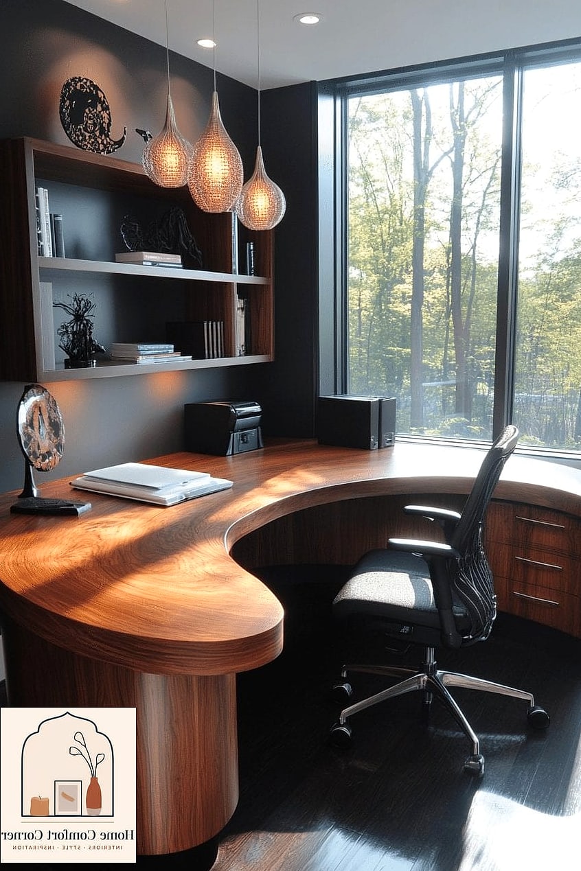 Corner Desk Nook in a Shared Room
