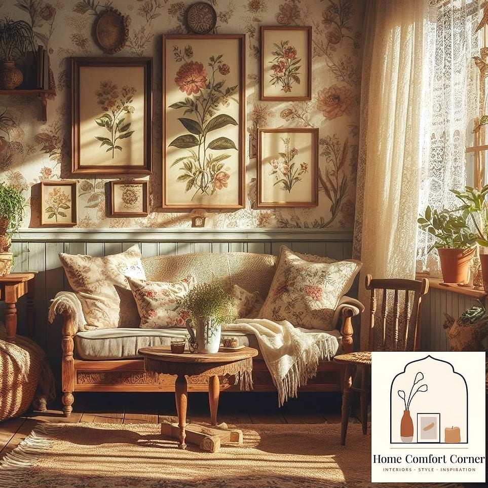 20 Aesthetic Room Decor Ideas Inspiration Boards You'll Want to Copy 9 Cottagecore Floral and Lace Accents