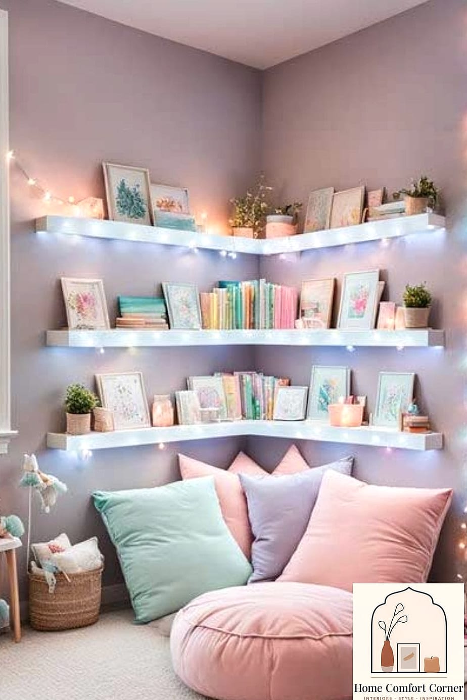 Cozy Reading Nook in an Unused Corner