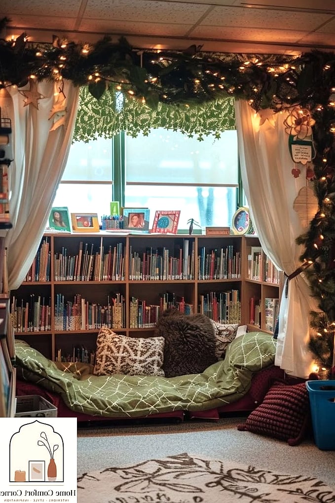 15 Student Room Decor Ideas Inspiration Boards You'll Want to Copy 9 A Cozy Reading Nook by the Window