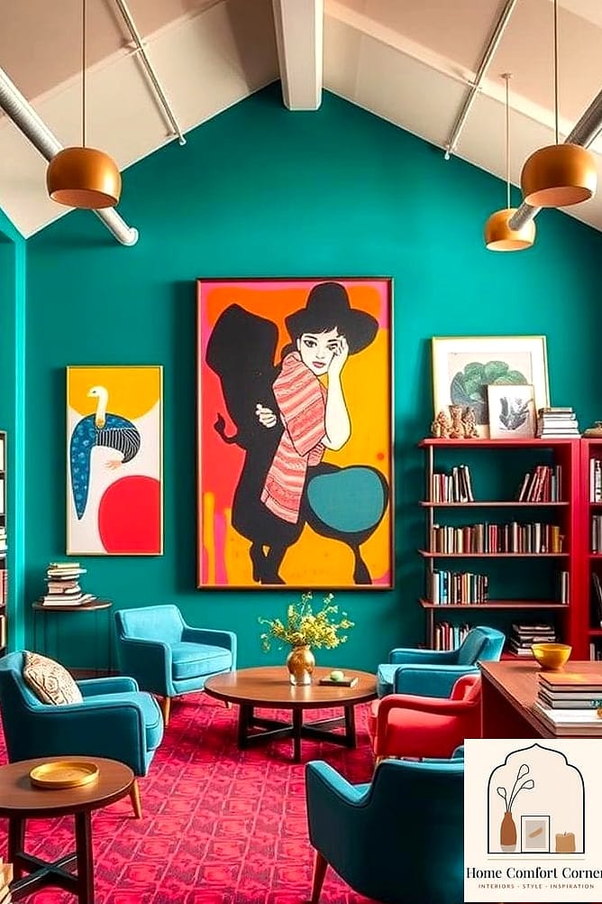 Cozy Reading and Sketching Corner