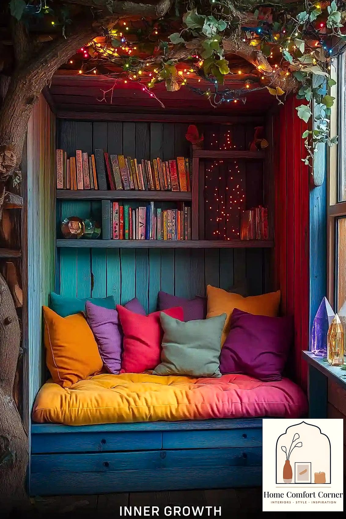 A Cozy Reading Nook by a Window