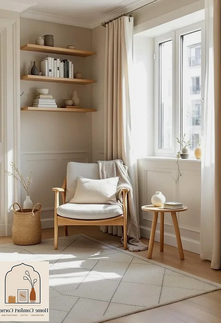 Cozy Reading Nook by a Window