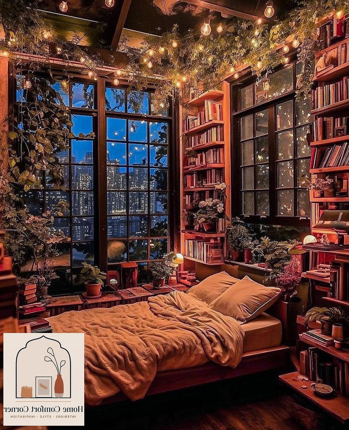Cozy Reading Bedroom Corner