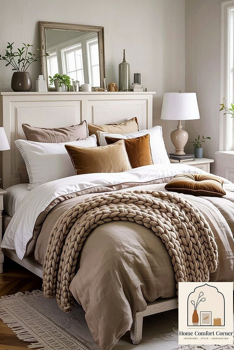 Cozy Textured Bedding Layers