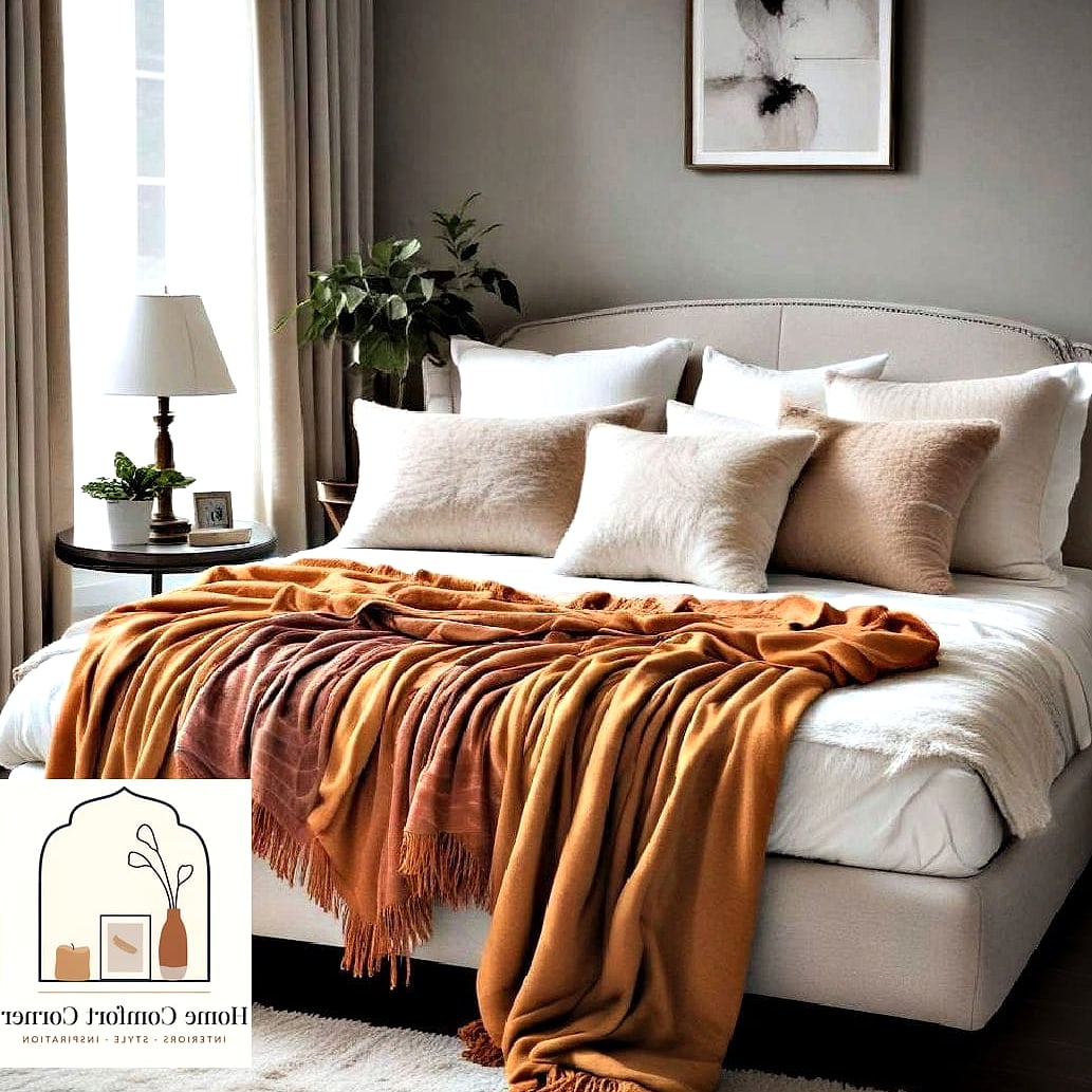 A Cozy Throw Blanket Draped Just So