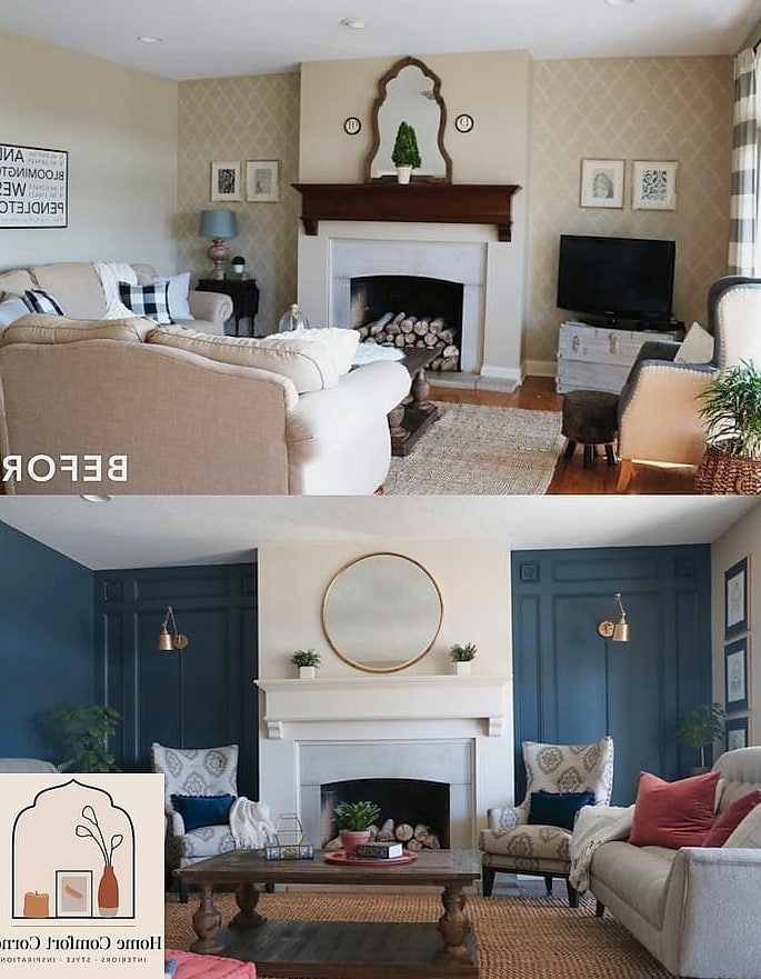 Create a Built-In Look With Simple Shelving
