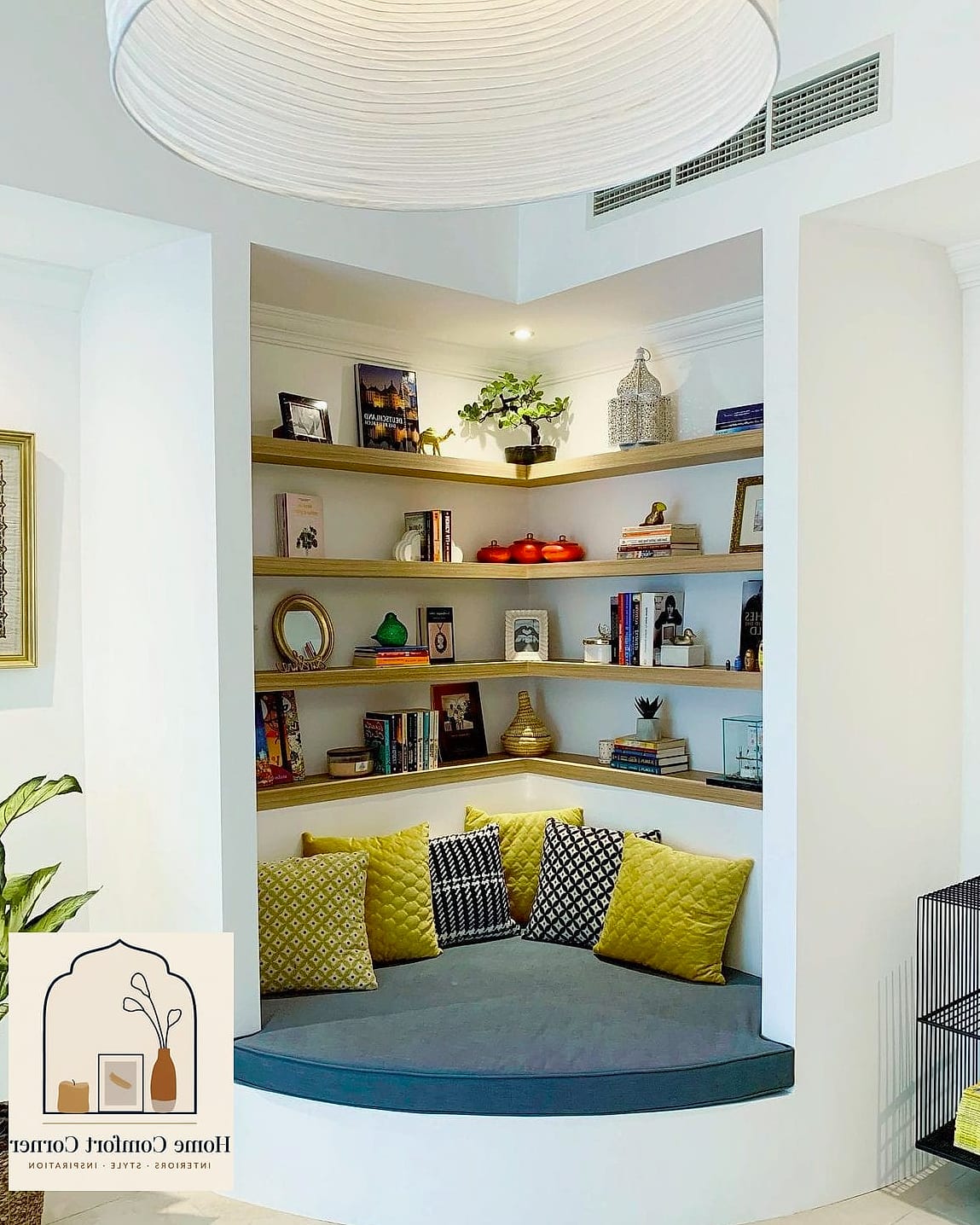 Create a Cozy Reading Nook with Layered Textiles