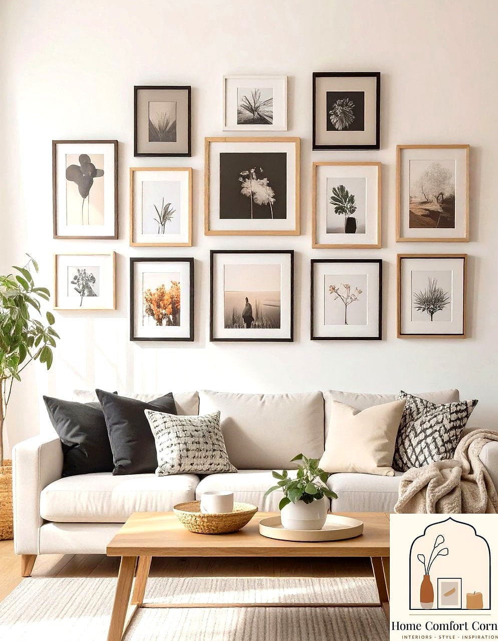 Create a Gallery Wall with Matching Frames