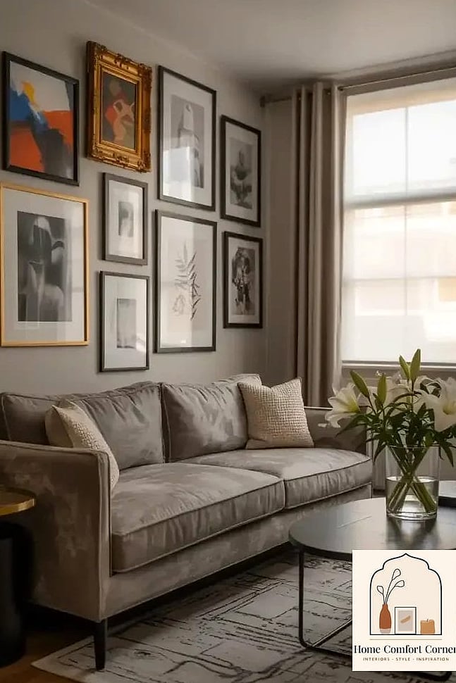 20 Small Room Decor Ideas Ideas That Will Transform Your Space 16 Create a Gallery Wall With Cohesive Framing