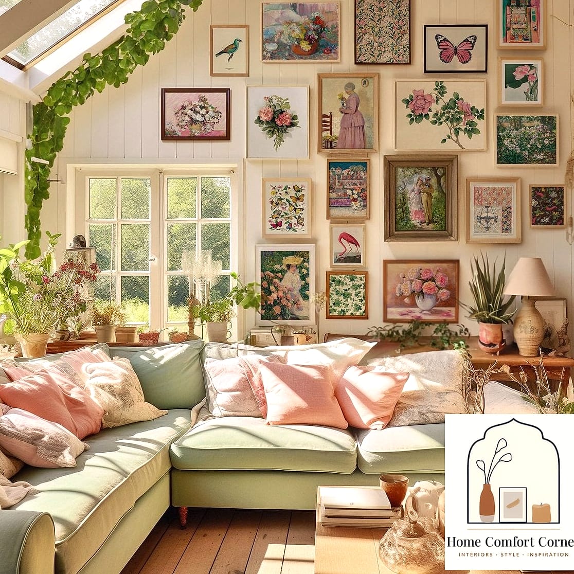 Create a Gallery Wall with Mixed Frames