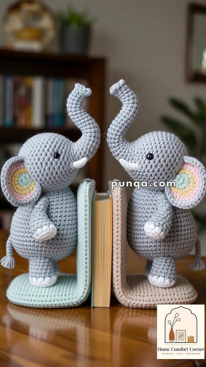Crochet Bookend Covers