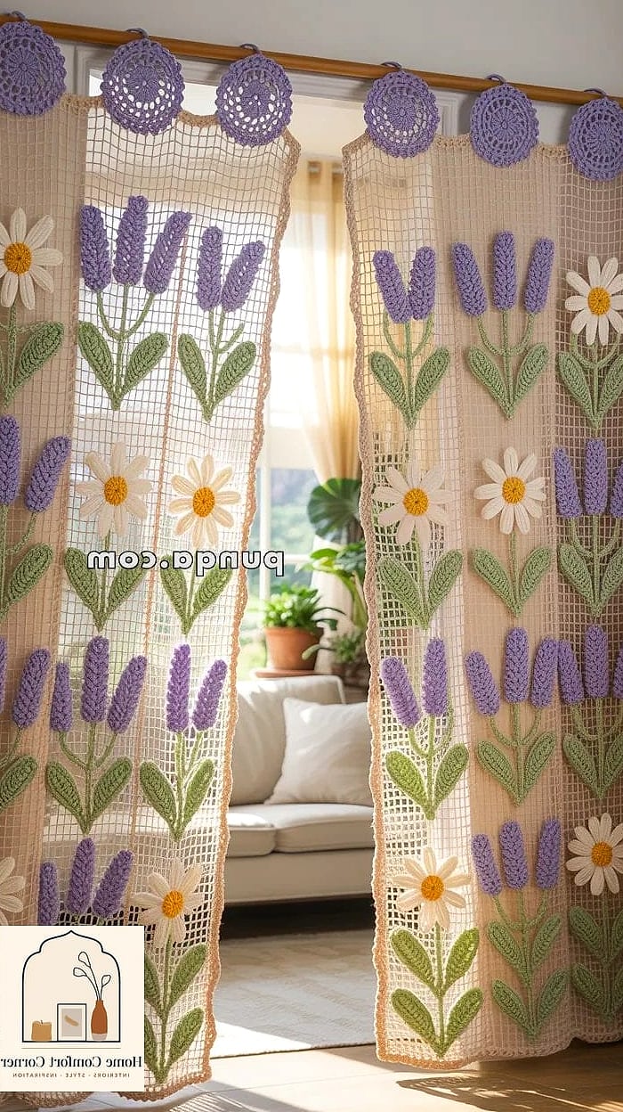 Crochet Curtain Panels