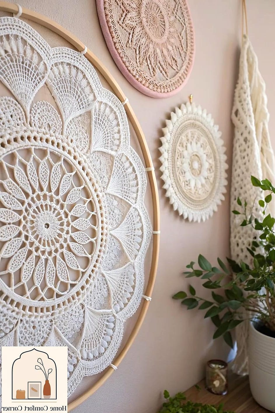 Crochet Doily Wall Art