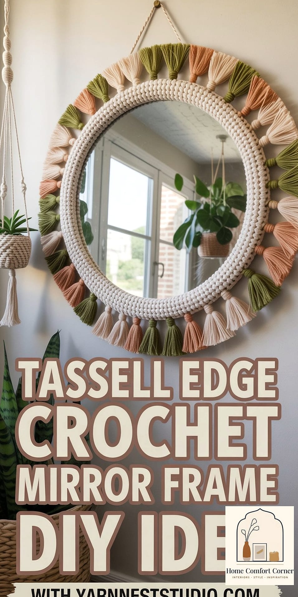 Crochet Mirror Frame