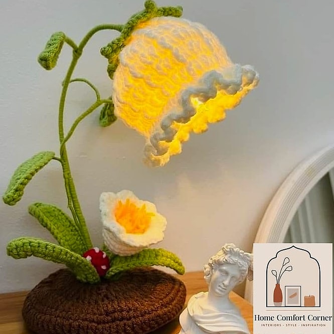 Crochet Table Lamp Base Wrap