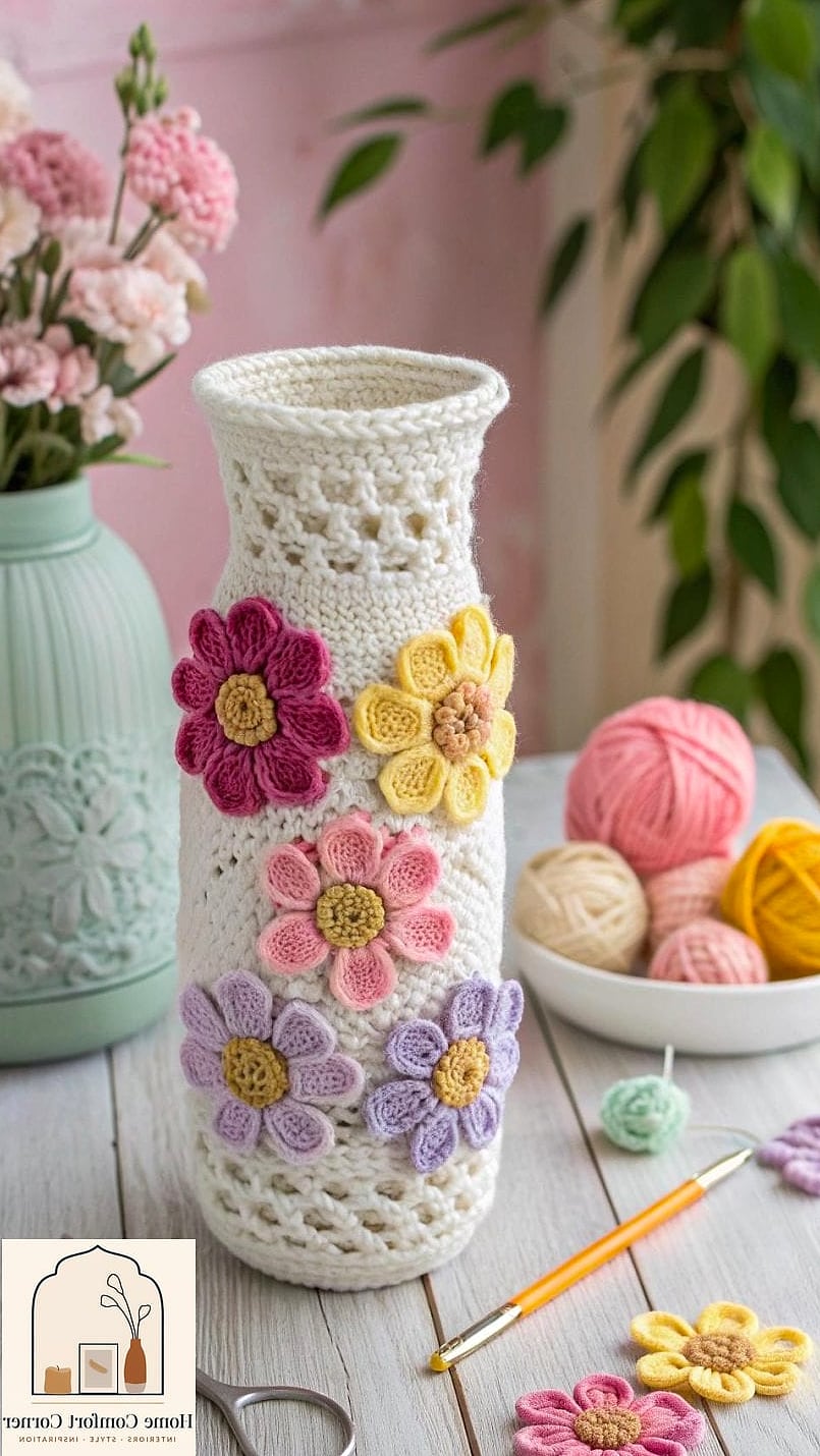 Crochet Vase Cozy