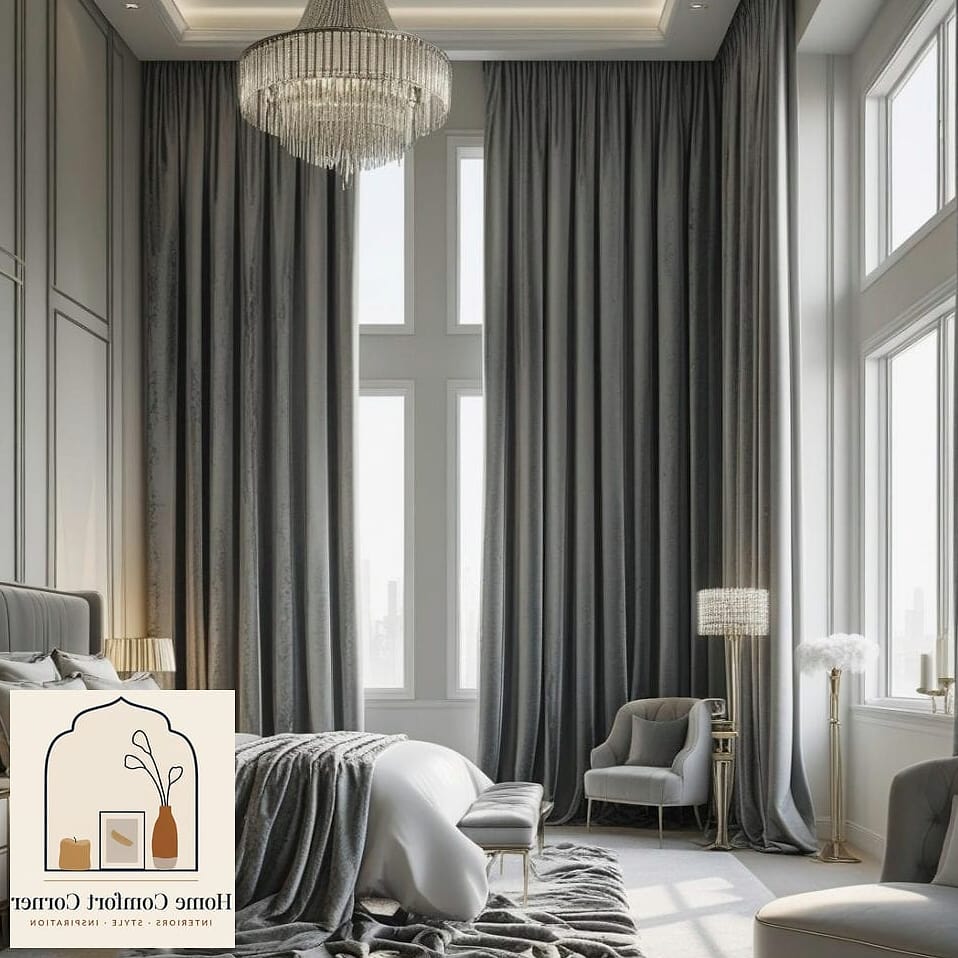 Curtains Hung Higher Than the Window Frame