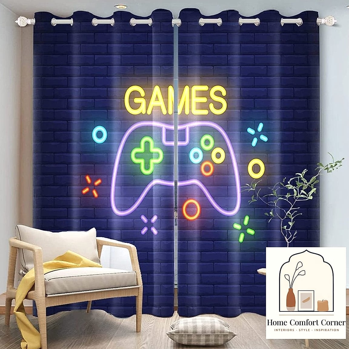 Curtains Instead of Blinds for Softness
