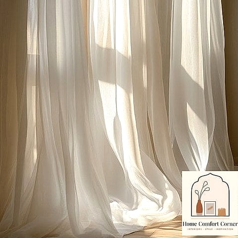 Curtains in Soft, Flowing Fabrics