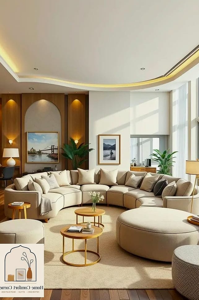 Curved Furniture Silhouettes