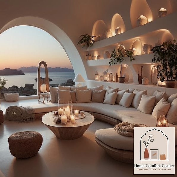 A Curved or Wave-Shaped Headboard