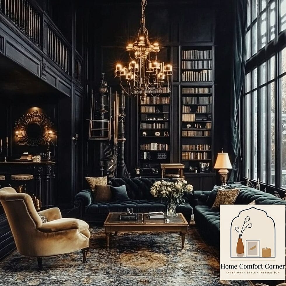 Dark Academia Study Nook