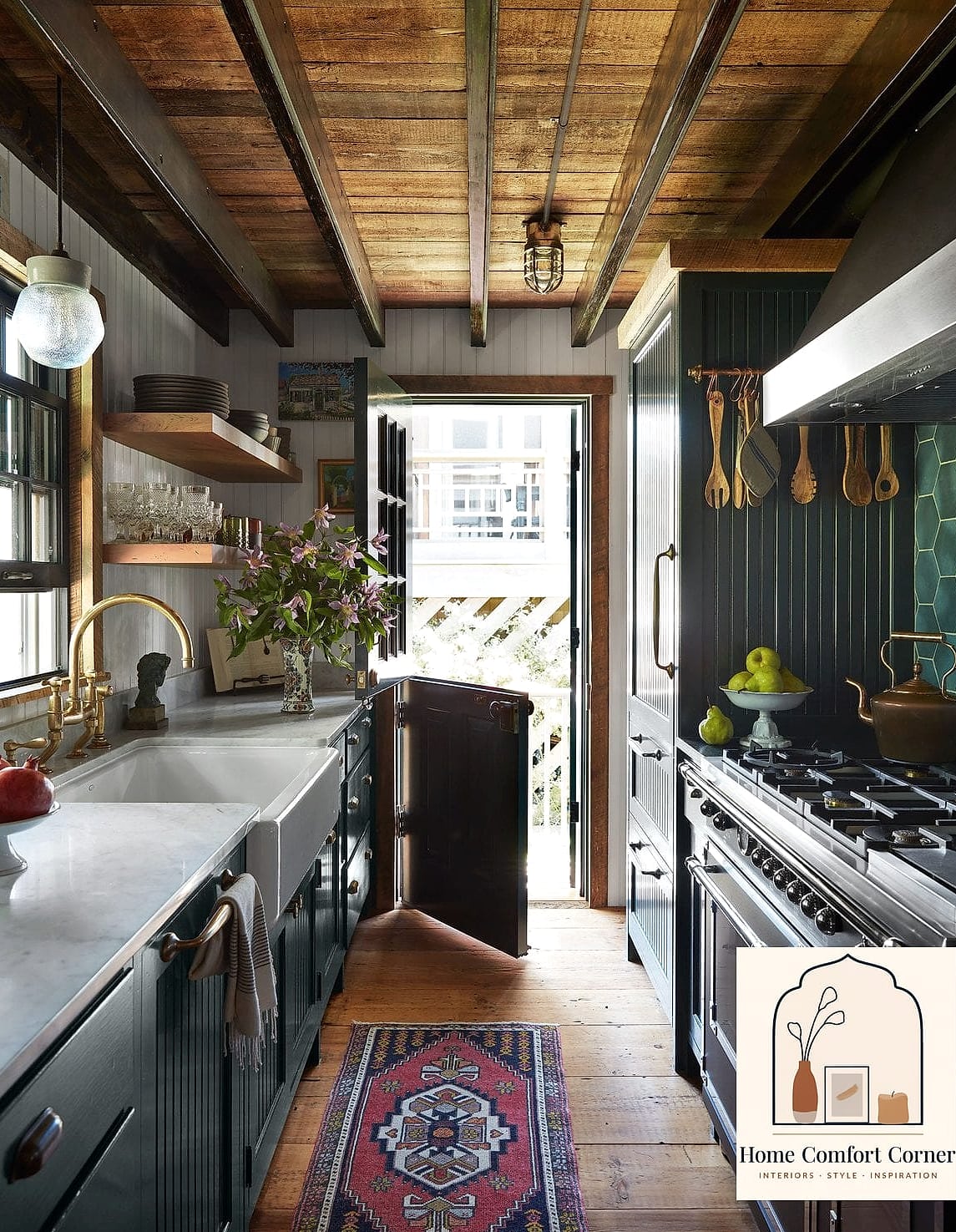 Dark Galley Kitchen to Bright Open Cook Space