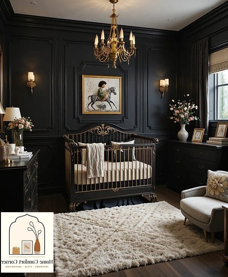 Dark Guest Room Turned Neutral Dream Nursery