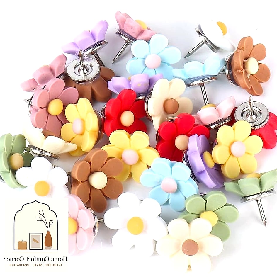 21 Creative Cute Home Decor Ideas You Haven't Seen Before 8 Decorative Push-Pin Wall Map