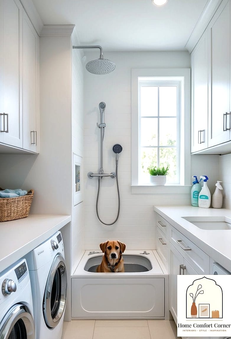 A Dedicated Dog Wash Station Nearby