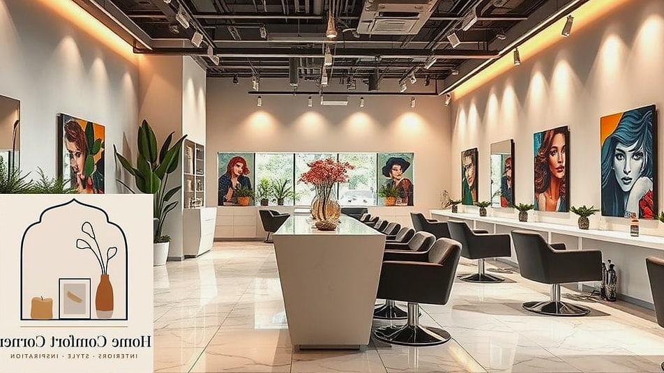 14 Hair Salon Interior Design Ideas to Steal From Interior Designers 8 A Dedicated Product Wall with Brass or Black Hardware