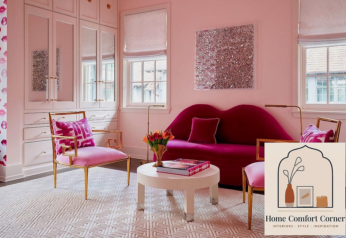 Deep Berry Pink for a Moody, Dramatic Bedroom