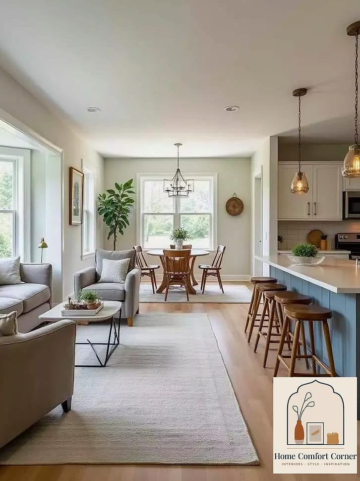 Define Zones in Open-Concept Spaces With Furniture Placement