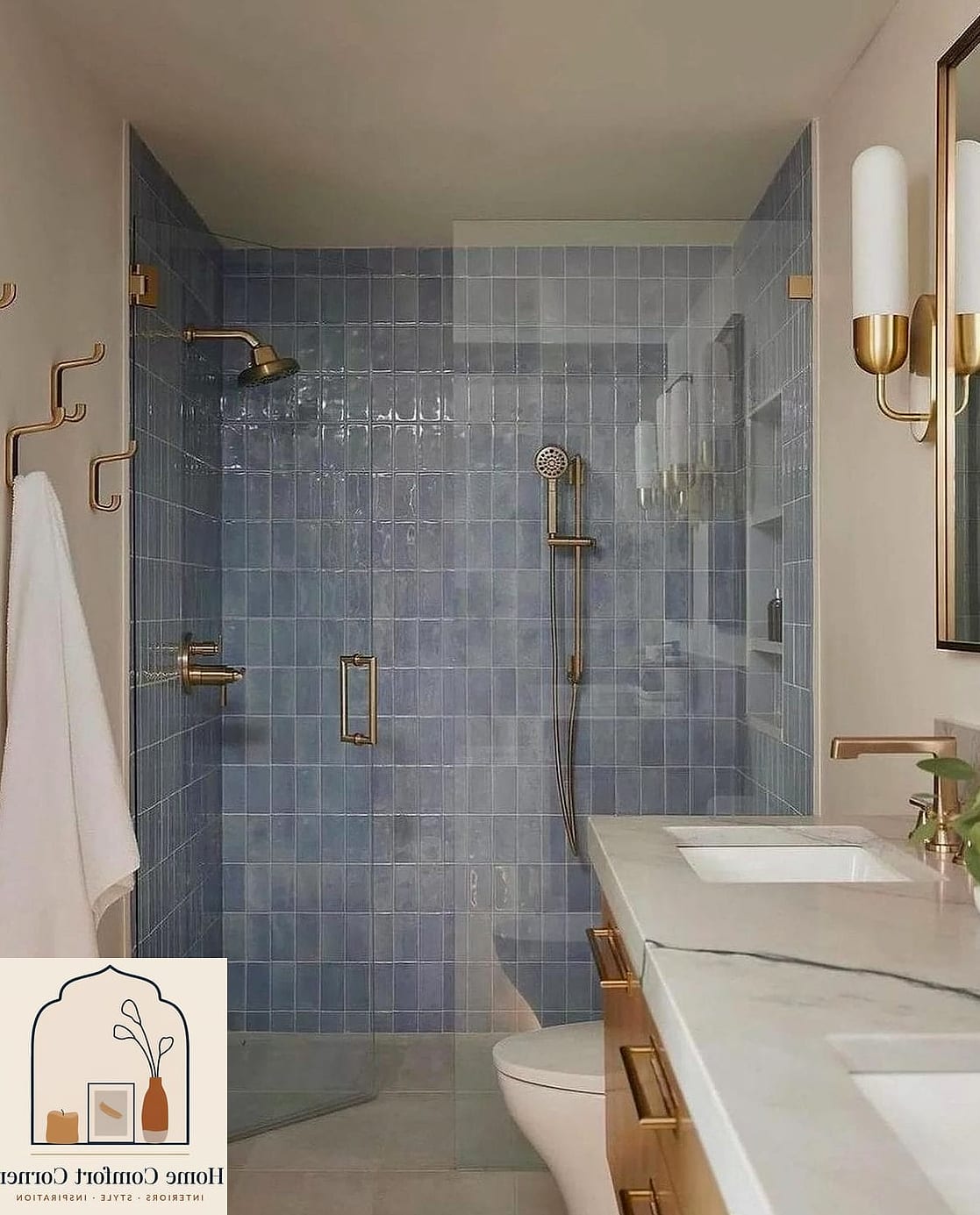 Denim Blue Bathroom Vanity