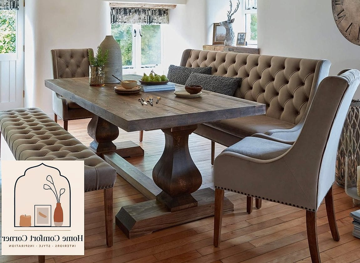 Dining Bench for a Relaxed Luxury Look