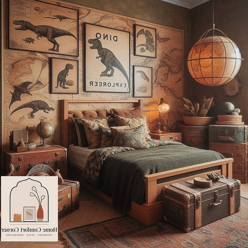 Dinosaur Fossil-Inspired Decor