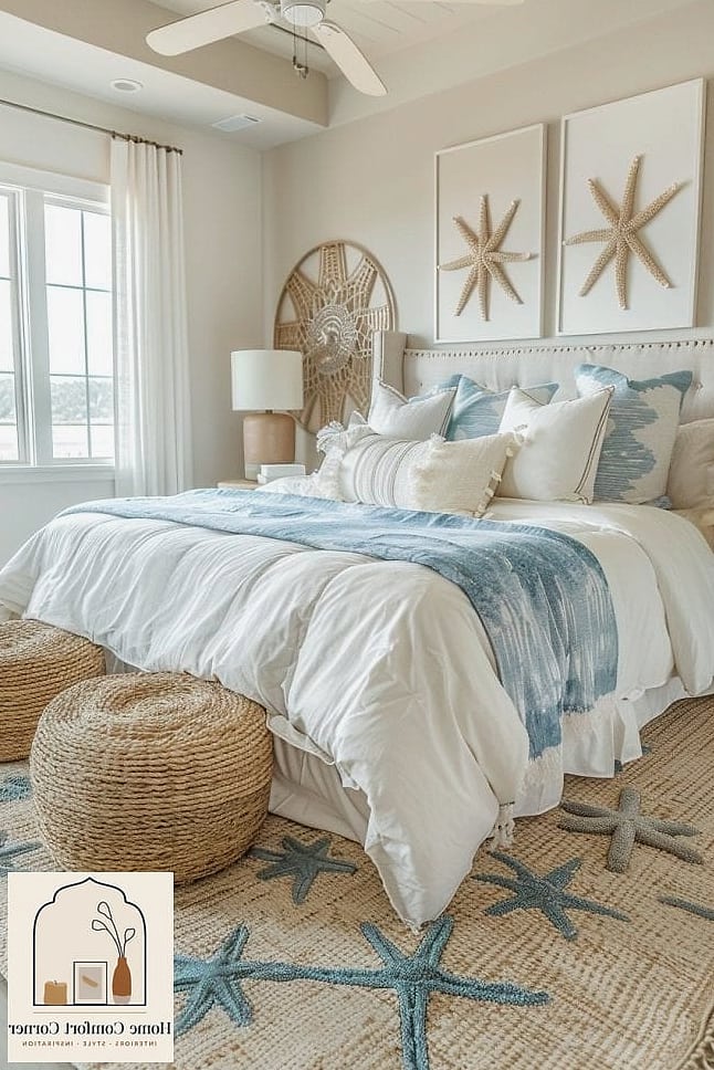 17 Beachy Room Decor Ideas That Work in Any Size Home 11 Display Glass Bottles and Sea Glass
