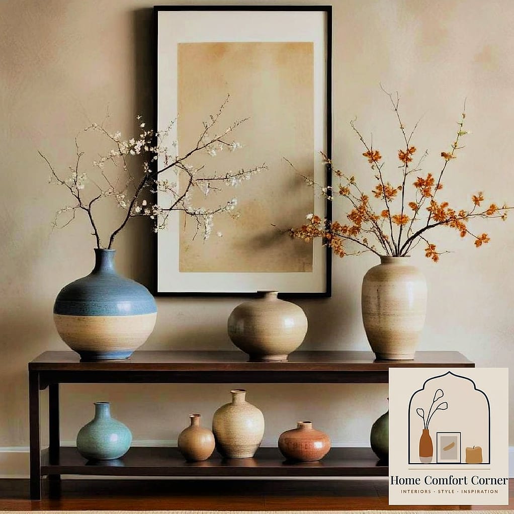 Display Pottery With Visible Imperfections